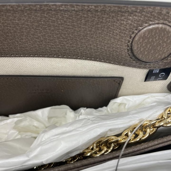 Gucci Small Ophidia Jumbo GG Canvas Shoulder Bag - Picture 5 of 5